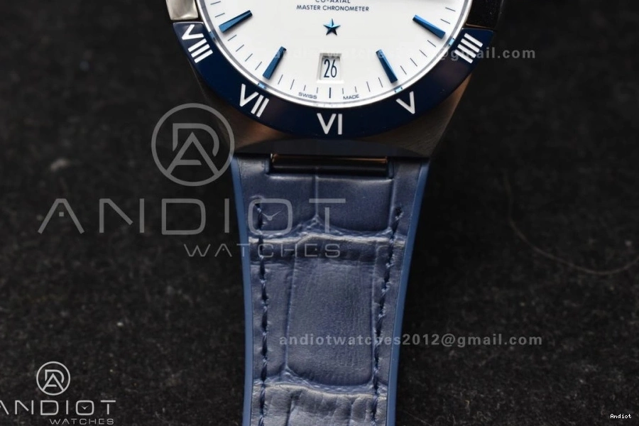 on Blue 1:1 Best 543 Edition SS Gummy A8900 Super White FashionForward Constellation Dial Strap Clone Ceramic VSF Blue 0819